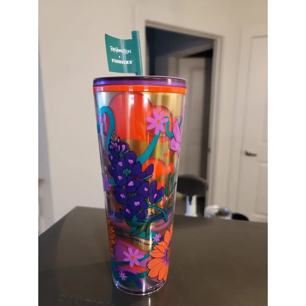 Starbucks Texas Wildflower Tumbler with Straw